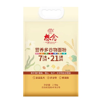 想念营养多谷物面粉含青稞燕麦粉