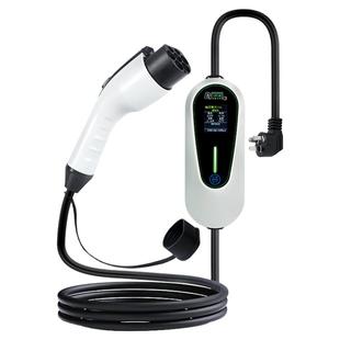 新能源便携式家用随车充电枪3.5kw汽车快充充电桩7kw彩屏pro