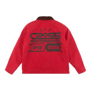 CACTUS JACK TRAVIS SCOTT 同款男款春季印花哈灵顿宽松外套夹克