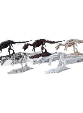 美式复古仿真恐龙霸龙化石标本骨架陈列教具摆件树脂家居装饰品