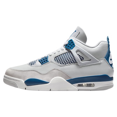 AirJordan4白蓝中帮复古篮球鞋