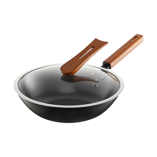 苏泊尔铁锅无涂层炒锅家用炒菜锅老式免开锅精铁锅电磁炉燃气专用