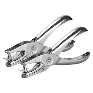 单孔打孔器活页本圆环孔打孔机3mm小孔小型纸张打洞器手工打眼神器卡片a4纸书签钉孔器6mm会员卡检票手动