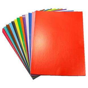 蜡光纸A4彩色蜡光纸A3 8K 4K蜡光纸正方形混色折纸幼儿园diy手工剪纸窗花纸十色儿童手工蜡光纸