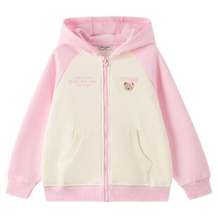 【索罗娜】PawinPaw卡通小熊童装26年新款男女童加绒连帽卫衣外套