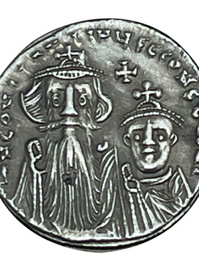 古罗马饰品纯银复刻银币硬币项链