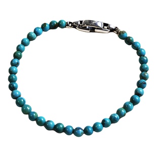 铁头的店925银 “F1狂飙飞车”布拉德皮特同款绿松石手串手链手环