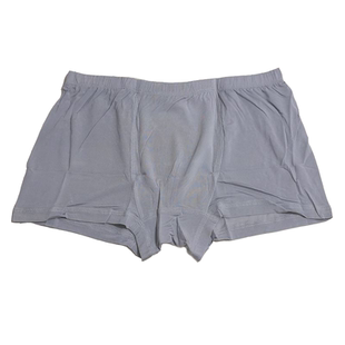 五皇冠全桑蚕丝男士真丝针织小平角裤真丝内裤速干短裤有大码