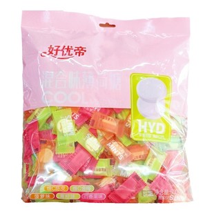 好优帝混合味 海盐无糖薄荷糖 山梨糖醇压片糖 含片糖清除 润喉糖