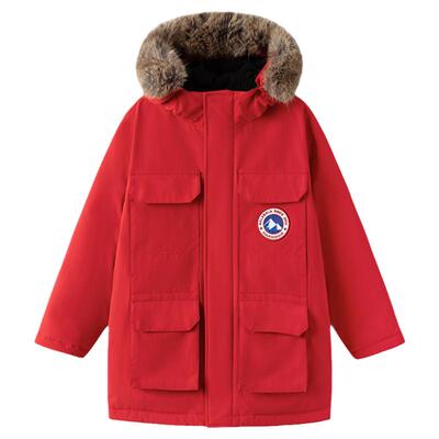 巴拉巴拉羽绒服男童中长款加厚