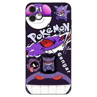 原创设计耿鬼宝可梦彩铅14适用iPhone16硅胶13苹果15pro玻璃XSmax手机壳华为荣耀OPPO小米VIVO安卓保护套软壳