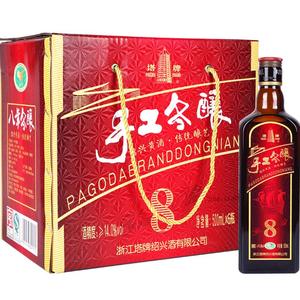 塔牌黄酒八年手工冬酿500ml*六瓶