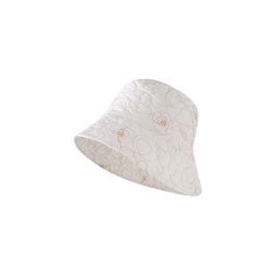 【商场同款】英氏儿童帽子秋冬夹棉帽子女童渔夫帽新款帽子