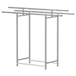 加厚加粗不锈钢折叠晾衣架落地阳台室内家用晒被子折叠伸缩挂衣杆