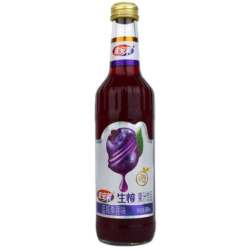 宏宝莱生榨果汁350ml*6瓶果肉饮