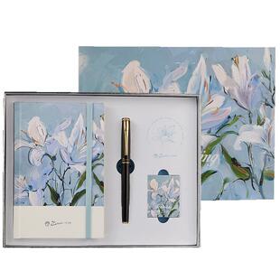 毕加索商务旗舰店Tb01系列钢笔笔记本礼盒套装成人用办公签字笔高档礼品男士女士送礼学生用生日礼物定制刻字