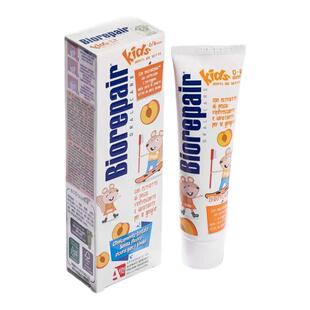 意大利biorepair贝利达婴幼儿童护齿牙膏0-6-12岁草莓桃子葡萄味