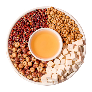 红豆薏米水祛茶湿炒熟薏米赤小豆茯苓芡实湿气毒体内湿减排寒肥去