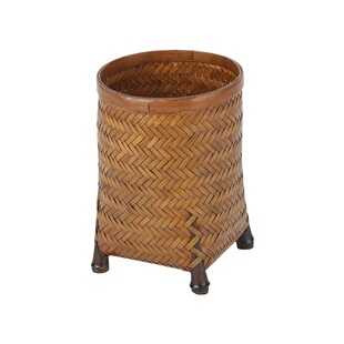 大漆竹编茶道六君子茶筒笔筒桶竹茶道配件茶夹茶勺茶滤茶则茶铲笔