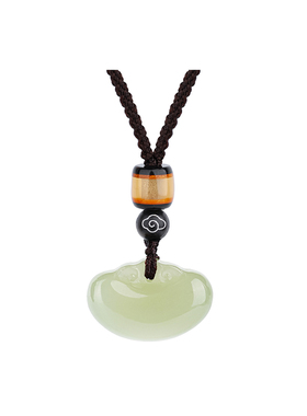 和田玉精雕福锁男女同款