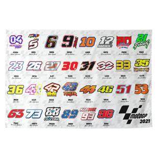 MOTOGP摩托机车赛事车队车手周边写真装饰画海报背景墙布挂布挂毯
