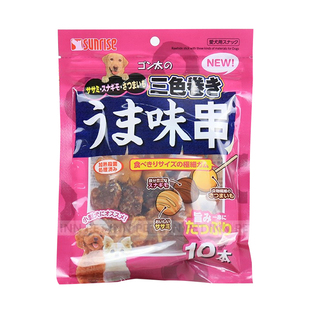 PetInn 推荐Sunrise盛来知狗狗鸡肉鸡胗烤串宠物磨牙奖励训练零食