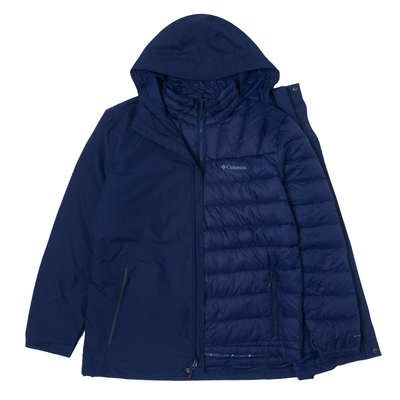 哥伦比亚羽绒三合一冲锋衣男2025冬季新款保暖防风外套夹克XE5418