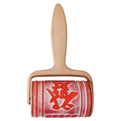 学习雷锋精神红色宣传滚轮印章