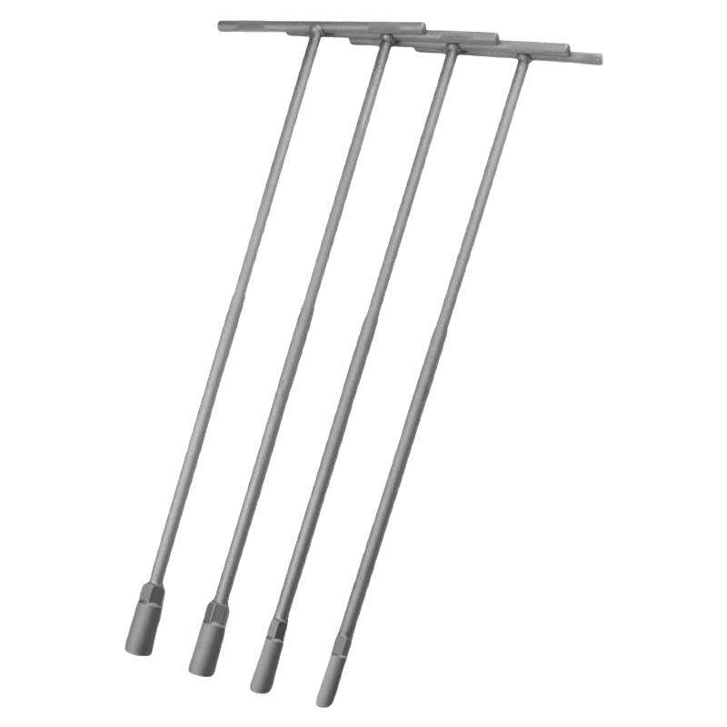T型套筒扳手500长外六角扳手T形T字丁字手动套筒杆8mm10mm13/14mm