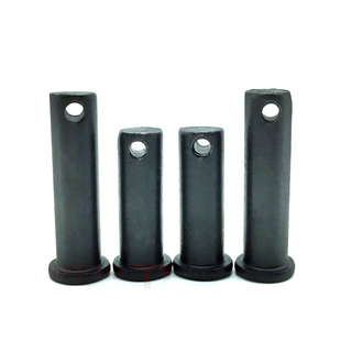 GB882平头带孔销轴定位销销钉发黑圆柱销子插销M4M12M14M16M20M30