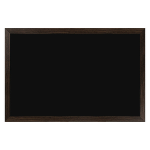 brandland仿铁刀木复古宽边框磁性黑板家用写字板冰箱贴磁吸收纳展示板家居照片装饰板商用酒馆咖啡店菜单墙