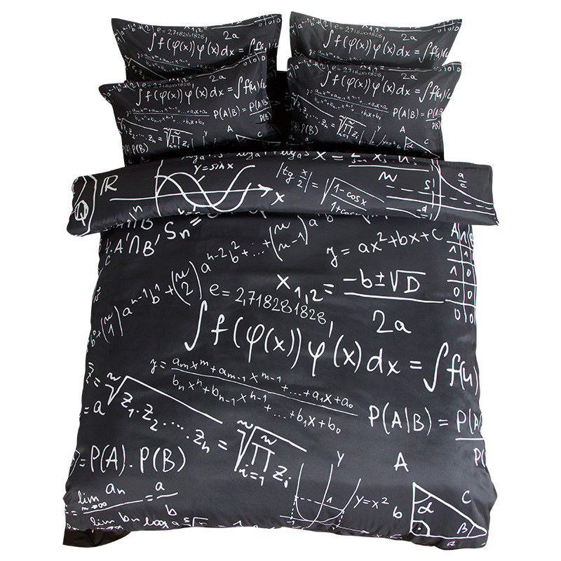北欧简约黑色加厚枕套学生宿舍