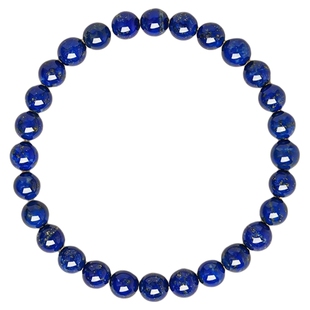 天然正品阿富汗原矿青金石手串五行补水蓝色手链高级男士女款礼物