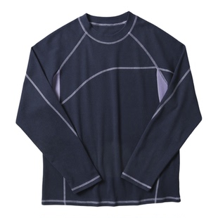 大厂订单 ！男女同款 ！秋冬情侣款户外苏哈线双面磨毛长袖T恤潮