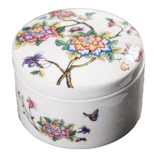 景德镇陶瓷墨池文房四宝仿古带盖砚台防干书法毛笔墨盒便携墨海