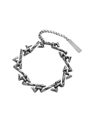 精工不掉色钛钢手链高级感