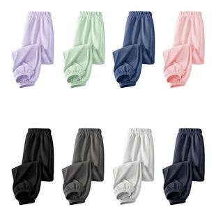 棉致儿童防蚊裤2025新款男童裤子夏季薄款冰丝速干运动女童长裤夏