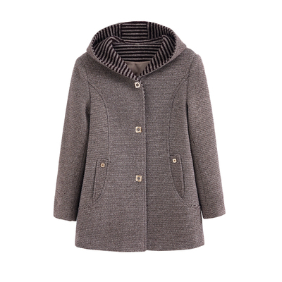 恒源祥集团彩羊中老年女妈妈秋装风衣外套中长款气质女士春装上衣