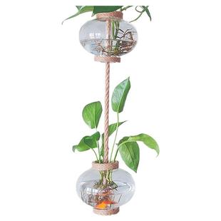 墙面隔断花瓶装饰水培玻璃器皿幼儿园民宿办公室玄关客厅酒吧餐厅