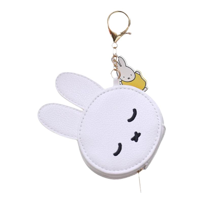 Miffy米菲卡通收纳首饰盒便携耳机包零钱包小物PU可爱包挂ins风