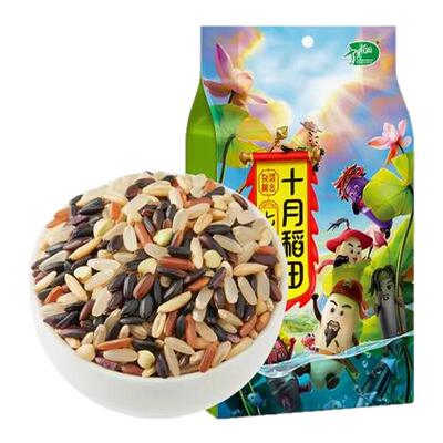 十月稻田七色糙米1kg五谷杂粮