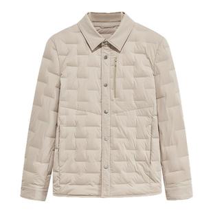 [商场同款]九牧王男装2025冬季新款鹅绒防寒保暖商务休闲男羽绒服