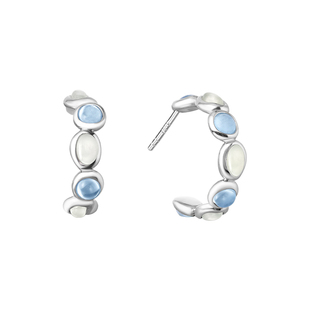 【明星同款】ARSIS曦海系列波光月影耳钉精致宝石简约百搭耳饰女