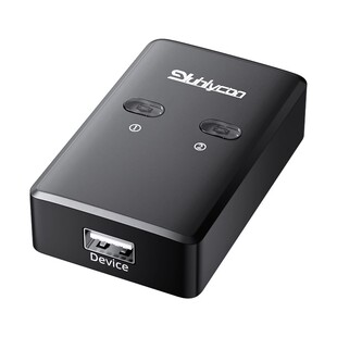 USB打印机共享器一分二两台电脑共享1台打印机一进二出手动转换公用4口2口转换器共用鼠标键盘自动切换一拖二