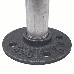 法兰盘底座接头钢管水管圆管镀锌管螺纹内丝法兰座丝扣法兰固定座