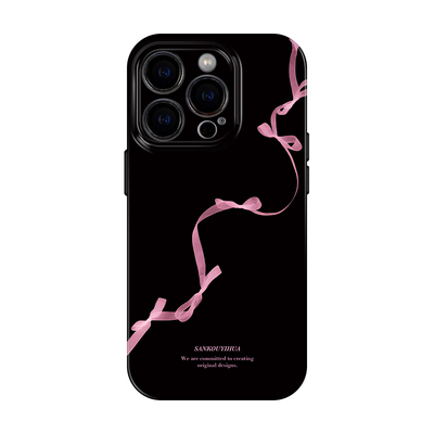 Black pink 适用iPhone17苹果16promax手机保护壳18pmx气质名媛女式15小香风14简约ins风13超好看高级感艺术