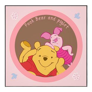 维尼熊和皮杰卡通动漫可爱装饰画客厅玄关儿童房摆画挂画卧室挂画