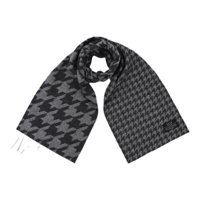 ELLE100%羊毛女士千鸟格围巾