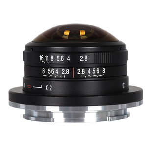 LAOWA老蛙MFT 4mm F2.8圆周鱼眼镜头 210度超广角鱼眼 半画幅镜头