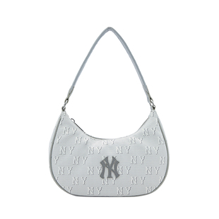 MLB 官方腋下包女包小巧韩系通勤包手提包黑色单肩包BQS01